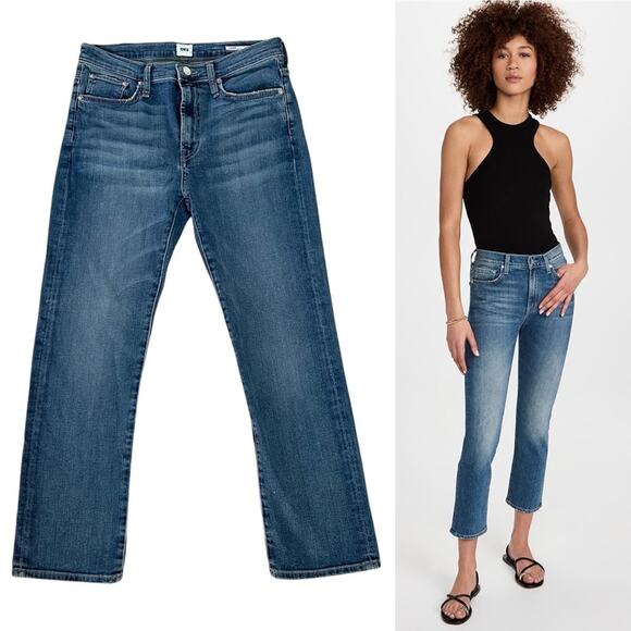 Anthropologie Edwin Elin Midrise Elin Crop Jeans Sz 27 - Picture 1 of 10